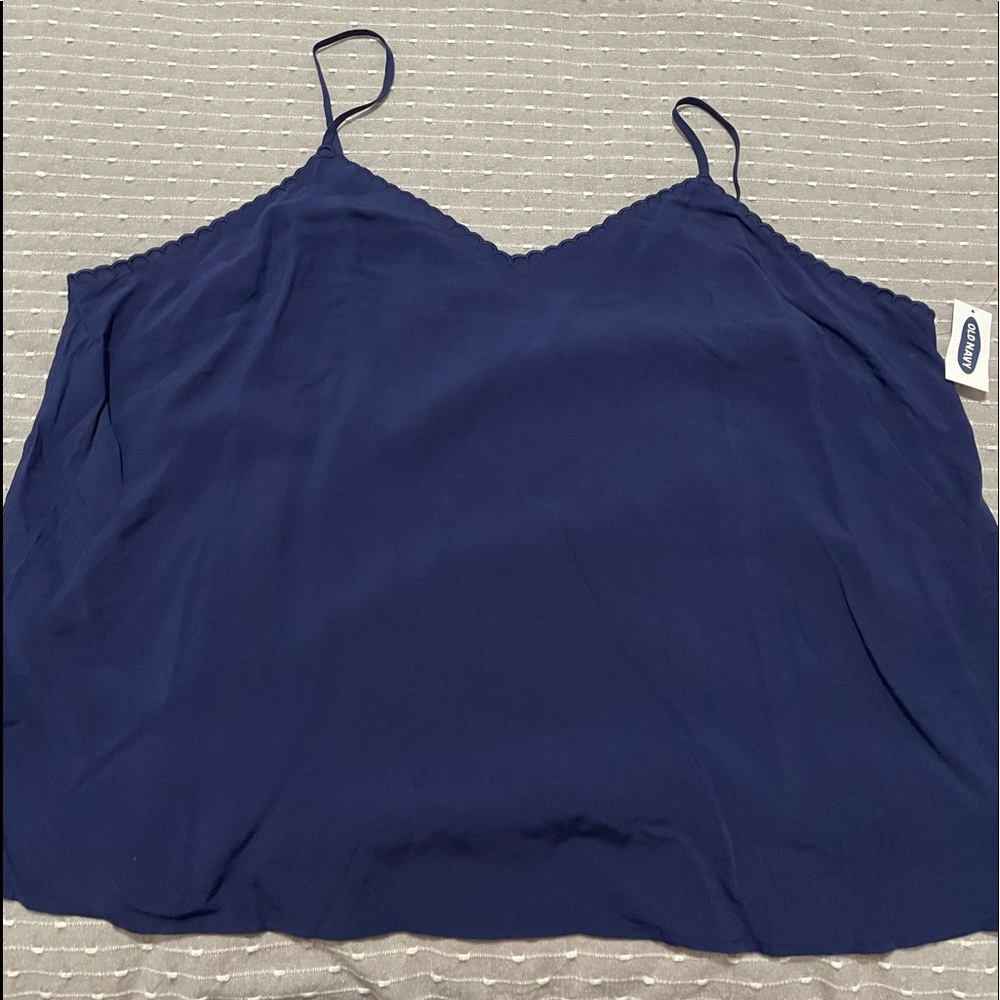 Blue camisole top